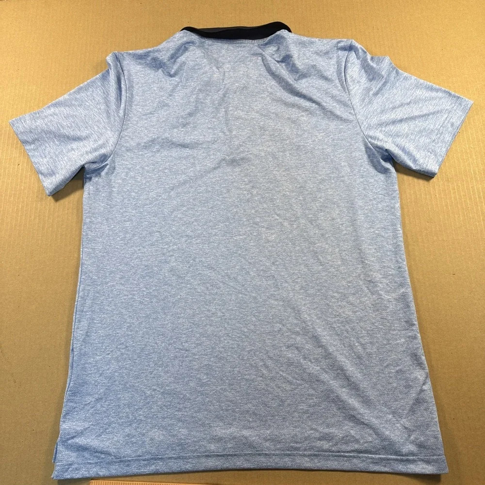 North Carolina Tar Heels Mens Shirt Medium‎ Jordan Blue Polo Top NCAA Basketball